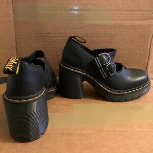 Dr. Martens Eviee leather Mary Jane heeled shoe